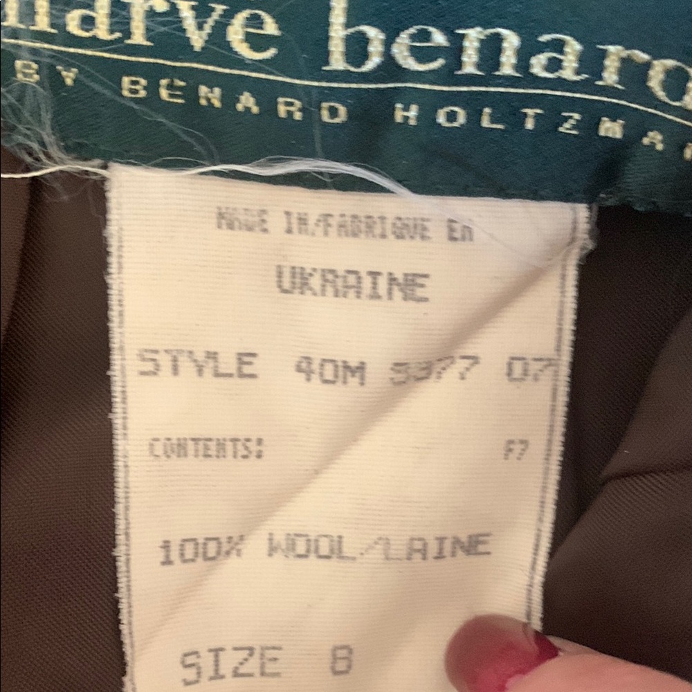 Harve Benard Gray Mini Pencil Skirt for Work - Picture 2 of 2